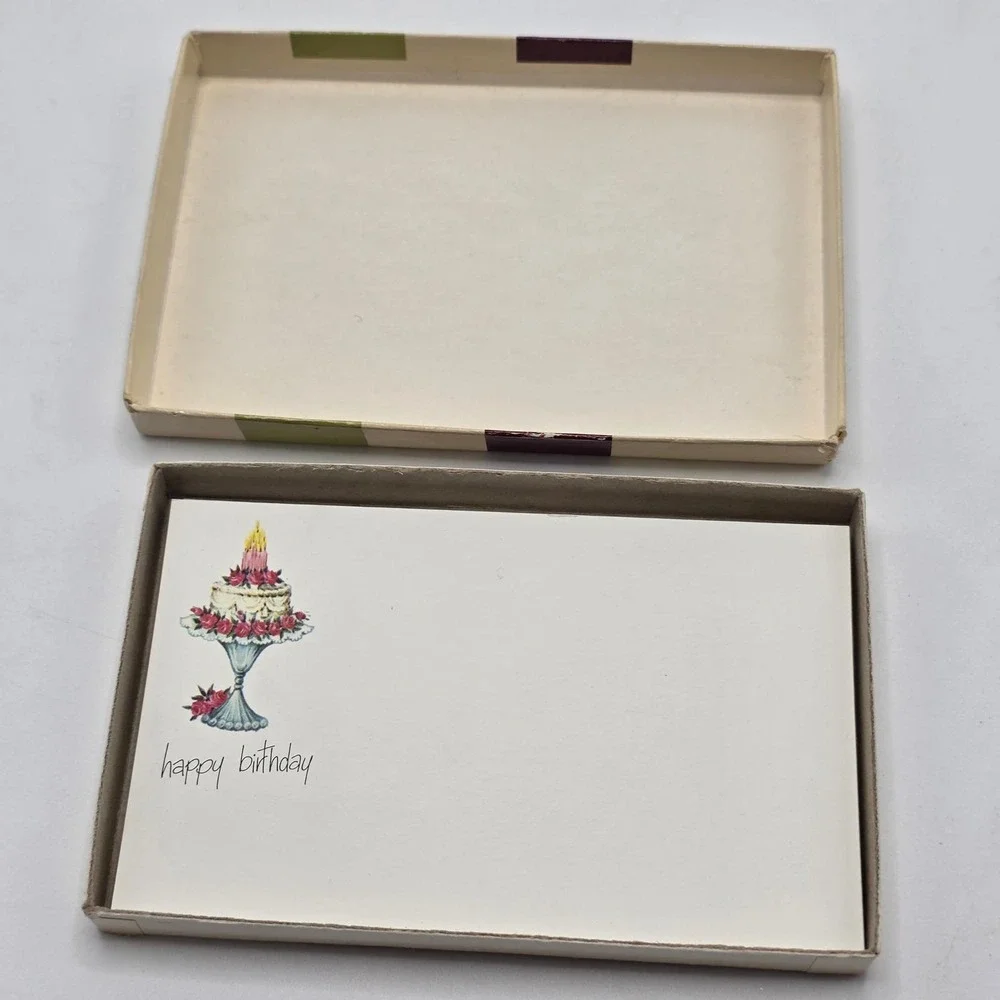 Vintage Greeting Cards‎ 16ct Multicolor Retro Floral Stationery